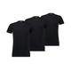 Levi's Herren T-Shirt, Jet Black, XL (3er Pack)