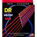 DR Strings Hi-Def NEON Red Coated Lite Acoustic Guitar Strings (10-48)