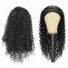 HSMQHJWE Short Curly Wigs for Women Women s Wig Black Small Curly Wavy Fiber High Temperature African False Head Cover Curly Human Hair Wig Glueless Lace Front Human Hair Lace Frontal Closure Black