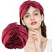 Satin Bonnet Silk Bonnet Sleep Cap for Women Extra Large Reversible Adjustable Satin Cap Sleeping Curly Natural Hair Bath & Bathing Accessories D