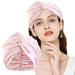 Satin Bonnet Silk Bonnet Sleep Cap for Women Extra Large Reversible Adjustable Satin Cap Sleeping Curly Natural Hair Bath & Bathing Accessories I