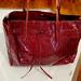 Jessica Simpson Bags | Jessica Simpson Faux Croc Tote Bag Burgundy/Red | Color: Red | Size: Os