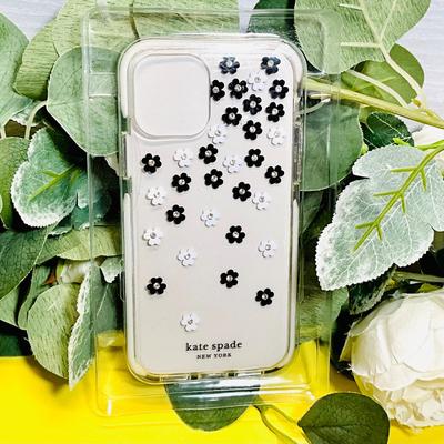 Kate Spade Cell Phones & Accessories | Kate Spade New York Protective Scattered Flowers Case For Iphone 11 Pro | Color: Black/White | Size: Iphone 11 Pro