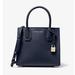 Michael Kors Bags | Michael Kors Mercer Medium Saffiano Leather Accordion Crossbody Bag | Color: Blue | Size: Medium