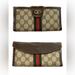 Gucci Bags | Authentic Vintage Gucci Ophidia Gg Bill Fold. Leather And Coated Canvas. | Color: Brown/Tan | Size: Os