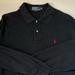 Polo By Ralph Lauren Shirts | (Polo Ralph Lauren) Mesh Long-Sleeve Polo Shirt -Classic Fit | Color: Black | Size: Xl
