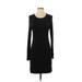 Lou & Grey Casual Dress - Sheath: Black Solid Dresses - Women's Size X-Small