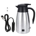 12V / 24V 1000ml Car Truck Electric Heated Hot Water Kettle Bottle Hot Water Cup