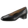 Pumps ARA "GRAZ", Damen, Gr. 9 (43), schwarz, Glattleder, elegant, Schuhe, Abendschuh, Festtagsschuh, Blockabsatz, glänzendes Detail am Absatz