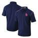 Men's Columbia Navy St. Louis Cardinals Omni-Wick Shotgun Polo