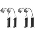 4 Pack Barbecue Grill Light Magnetic Adjustable BBQ Light Weather Resistant Outdoor Grill Lights