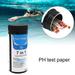 TMOYZQ Water Testing Kits for Drinking Water - 50 Strips 7 in 1 Well and Drinking Water Test Strips- Water Test Strips PH Mercury Lead Iron Copper Chlorine Cyanuric Acid