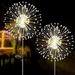 GoXteam Solar Garden Lights Solar Firework Lights 2 Pack 120 LEDs 2 Lighting Modes Solar Lights Outdoor Waterproof for Garden Patio Walkway Pathway Party Wedding Decorative - Warm White