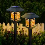 SHENGXINY Home & Kitchen Supplies Clearance Outdoor Solar Lamp Solar Garden Floor Lamp Garden Lamp Garden Lamp Small House Lamp