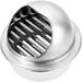 Air Vent Half Sphere Louver Grille Mesh Exhaust Outlet for HVAC Bathroom Office Kitchen Ventilation Stainless Steel Silver Tone