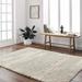 Aysun 7'10" x 9'6" Modern Bone/Driftwood/Nutmeg/Smoke/Gray Area Rug - Hauteloom