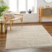 Inaya 5'3" x 7' Modern Bone/Driftwood/Multi Brown/Dark Beige/Smoke Area Rug - Hauteloom