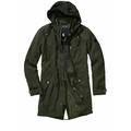 Mey & Edlich Herren Parka-Jacke Regular Fit Gruen einfarbig