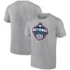 Fanatics Gray UConn Huskies 2023 NCAA Men’s Basketball National Champions Logo T-Shirt
