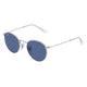 Ray-Ban Junior RJ9547S Kinder-Sonnenbrille Vollrand Rund Metall-Gestell, silber