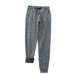 iOPQO Sweatpants Women Joggers for Women shorts for women Women Winter Keep Warm Plus Velvet Long Pants Trousers With Pockets Wide Leg Sweatpants Women Corduroy Pants Women Dark Gray Pants XXL