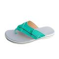 adviicd Tennis Shoes Womens Womens Sandals Flip Flops For Women Yoga Mat Comfortable Beach Thong Sandals Blue 8.5