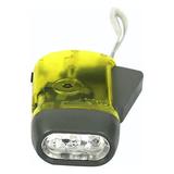 Yohome New 3 LED Hand Pressing Dynamo Crank Power Wind Up Flashlight Torch Light Hand Press Crank Camping Lamp Light for Outdoor Home