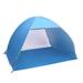 2-3 Person Beach Tent Pop Up Sun Shelter Tent Big Automatic Sun Umbrella 2-3 Person Fishing Beach Shelter Blue 14854