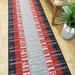 Rubber Backed Hallway Runner Rug Border Striped Non Slip Kitchen Rugs and Mats