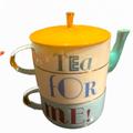 Anthropologie Kitchen | Anthropologie//// Tea For Me ///// Tea Pot And Cup!! | Color: White/Yellow | Size: Os