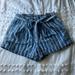 American Eagle Outfitters Shorts | American Eagle Striped Paper Bag Shorts | Color: Blue/White | Size: 6