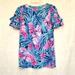 Lilly Pulitzer Dresses | Lilly Pulitzer Little Girls Dress Size L 8-10 Girls. Colors Blue, Pink & Purple | Color: Blue/Pink | Size: Lg