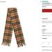 Burberry Accessories | Burberry London Cashmere Nova Check Scarf | Color: Red/Tan | Size: Os