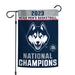 WinCraft UConn Huskies 2023 NCAA Men's Basketball National Champions Two-Sided 12" x 18" Garden Flag