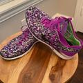 Nike Shoes | Guc Nike Free 5.0 Purple Digital Camo Print Size 10 Shoes | Color: Black/Purple | Size: 10