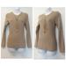Michael Kors Sweaters | Michael Kors Metallic Lace Up Front Sweater | Color: Tan | Size: M