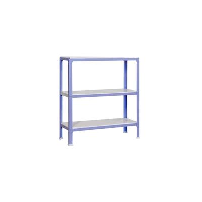 Proregal Wohnregal Living Koala Metal mit 3 Fachböden | HxBxT 90x80x30cm | Fachlast 150kg | Lila/Weiß | Homeregal Zimmerregal Küchenregal Regal Image