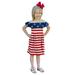 Penkiiy Toddler Kids Baby Independence Day Dress Flag Printing Dress Tutu Dresses for Toddler Girls 3-4 Years Multicolor On Sale