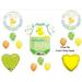Baby Onesie with Duck Shower Balloons Decorations Supplies Ducky Bodysuit