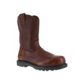 Iron Age Hauler Waterproof 10in Plain Toe Composite Boot - Men's Brown 10 Wide 690774231955