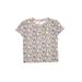 Baby Gap Short Sleeve T-Shirt: Pink Floral Tops - Kids Girl's Size X-Large