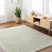 Said 3'11" x 5'7" Bone/Black White/Cloud Gray/Dark Gray/Nutmeg/Ivory/Black Area Rug - Hauteloom