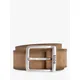 BOSS Rudy Leather Belt, Light/Pastel Brown