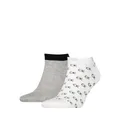 Calvin Klein Cotton Ankle Socks, Pack of 2, 004 White