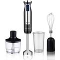 Frullatore tritatutto multifunzione 3 in 1 Tritatutto 8 velocità con 860ml Bicchiere 600ml Frusta