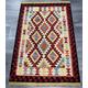 Handmade Authentic Vintage Afghan Kilim Area Rug 125x80cm Natural colours Small Rug Kids Rug Bedroom Rug Entryway Rug 100% wool