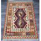 Handmade Authentic Vintage Afghan Kilim Area Rug 122x84cm Natural colours Small Rug Kids Rug Bedroom Rug Entryway Rug 100% wool