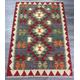 Handmade Authentic Vintage Afghan Kilim Area Rug 122x84cm Natural colours Small Rug Kids Rug Bedroom Rug Entryway Rug 100% wool