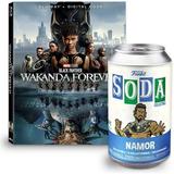 Black Panther: Wakanda Forever Blu-ray + Namor Funko Vinyl Soda Bundle (Walmart Exclusive) (Blu-ray) (Walmart Exclusive) Exclusive Bundle Action & Adventure