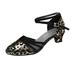 Cathalem Fashion Design Handmade Latest Latin Dance Shoes For Ladies (3.5cm) SL1 41